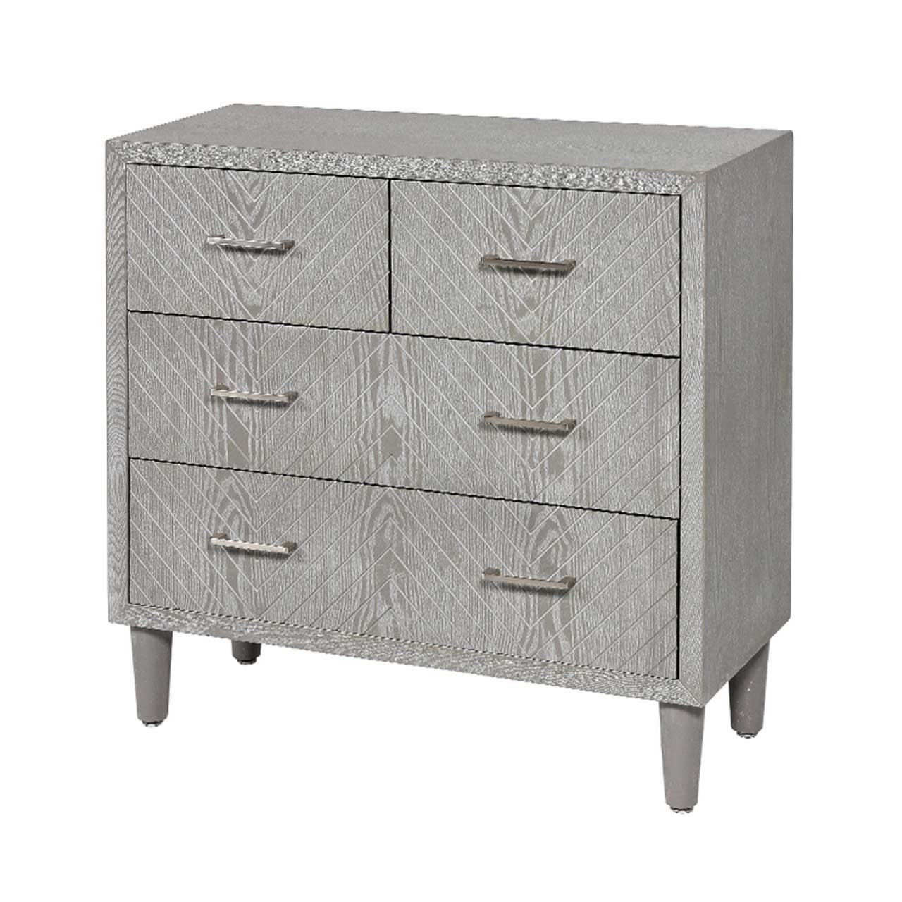 Venus 4 Drawer Chest Grey Elm - KD Legs