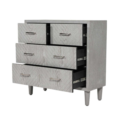 Venus 4 Drawer Chest Grey Elm - KD Legs