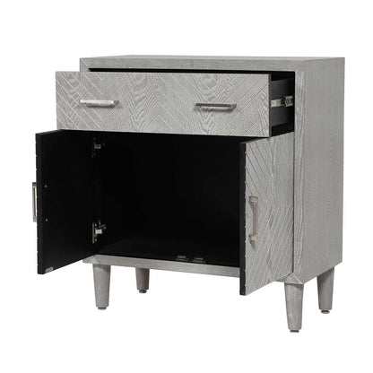 Venus 1 Drawer 2 Door Cabinet Grey Elm - KD Legs