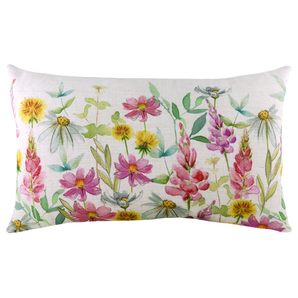 Wild Flowers Ava 30x50 Feather Filled Cushion