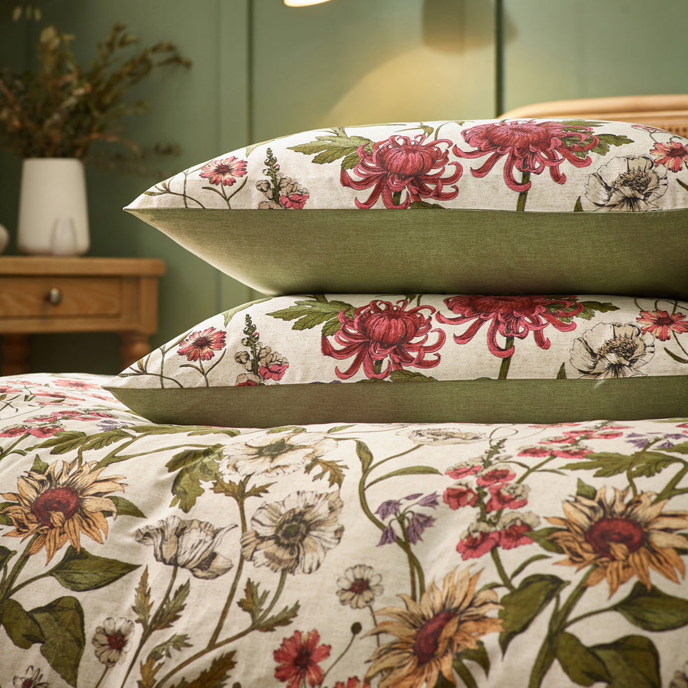 Wallflower Double Duvet Set Natural - Canwell Interiors Limited - Riva