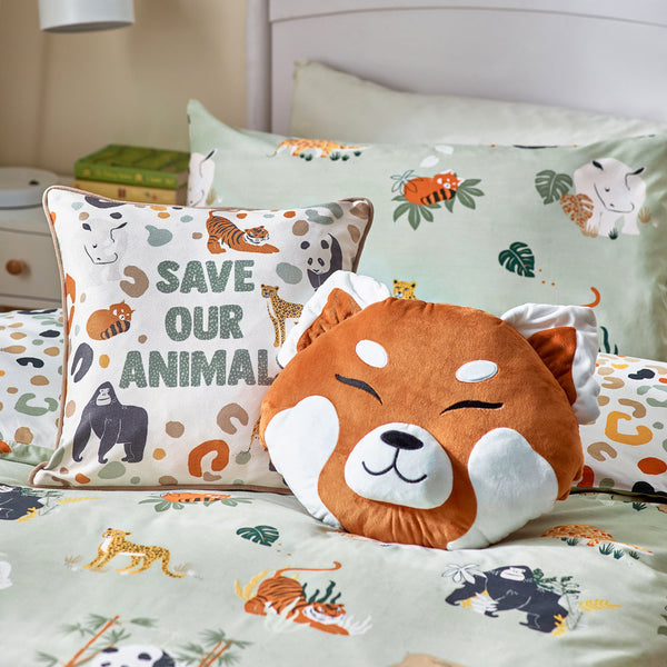 Wildlife Toddler Duvet Set Multicolour/Green - Riva