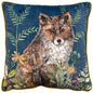 WILLOW FOX 43X43 FEATHER FILLED CUSHION MIDNIGHT