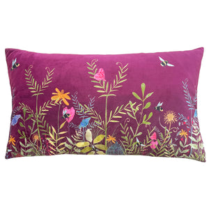 Willow Wildflower Meadow 30x50 Feather Filled Cushion Multi