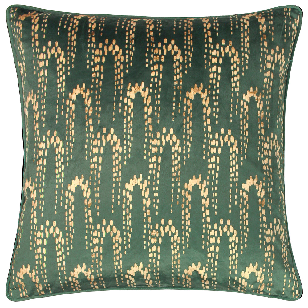 Wisteria 50x50 Feather Filled Cushion Emerald