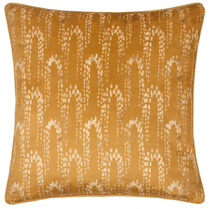 Wisteria 50x50 Feather Filled Cushion Gold
