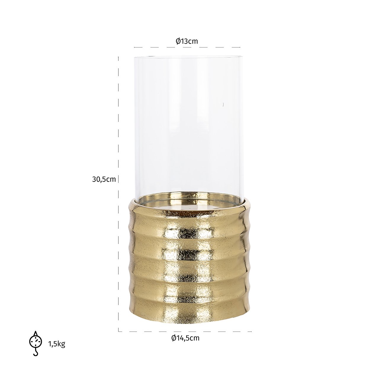 Hurricane Bodil small (Gold)- Richmond Interiors