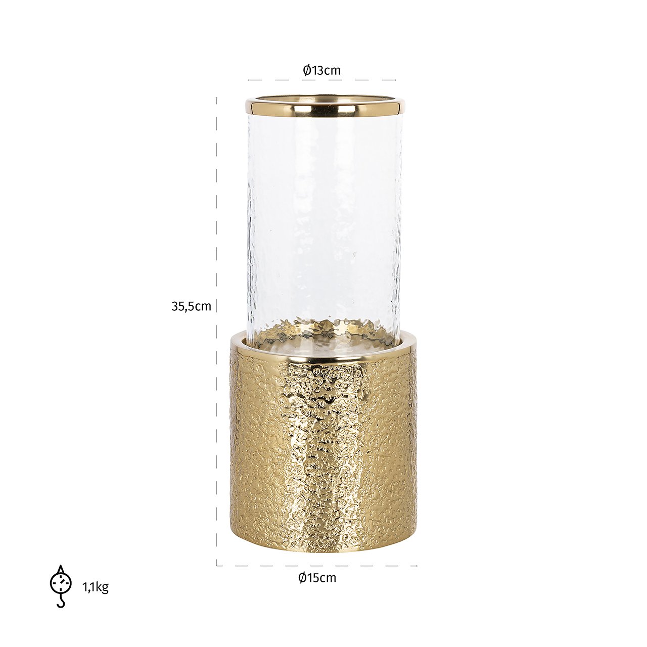 Hurricane Marlou small (Gold)- Richmond Interiors