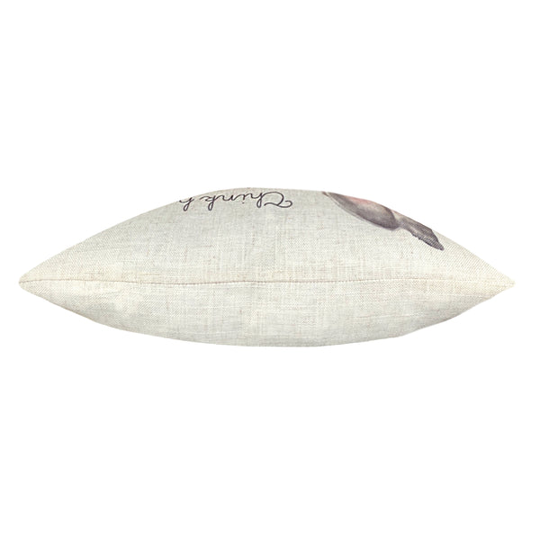 Wland Hare Thoughts 43x43 Feather Filled Cushion - view 4
