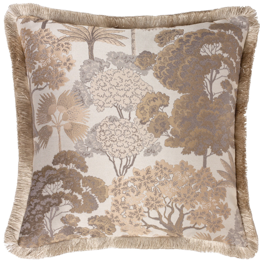 Woodlands 55x55 Feather Filled Cushion Natural