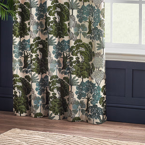 Woodlands 168x137 Eyelet Curtains Green - view 6