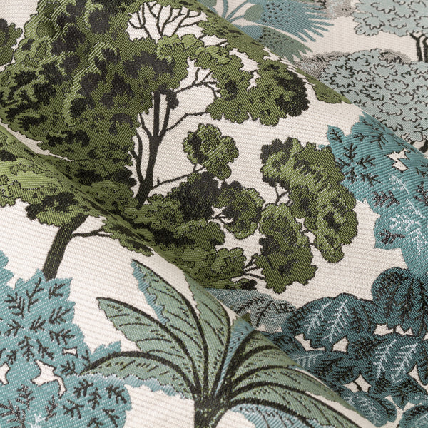Woodlands 168x137 Eyelet Curtains Green - view 7