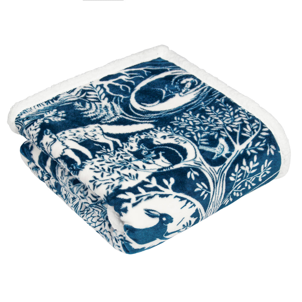 Winter Woods 130x150 Throw Midnight