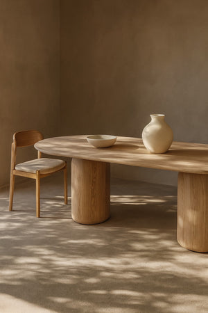 Basilca Dining Table 270 - Ash Oak - Tommy Franks