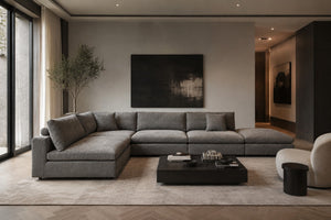 Blanco 5 Piece Modular Sofa - Charcoal - Tommy Franks