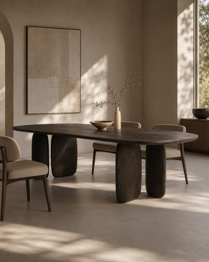 Underline 240 Dining Table - Black Oak - Tommy Franks