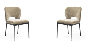 Wolfie Dining Chair - Set of 2 - Olive - Tommy Franks