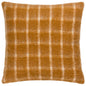 YARROW CHECK 45X45 FEATHER FILLED CUSHION GINGER