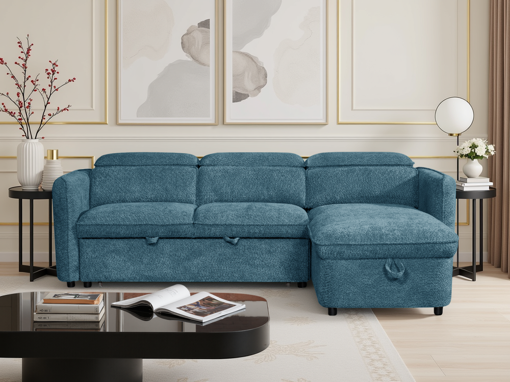 Capri Sofabed Blue Universal Corner - Xshowhome