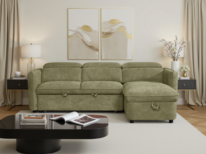 Capri Sofabed Green Universal Corner - Xshowhome