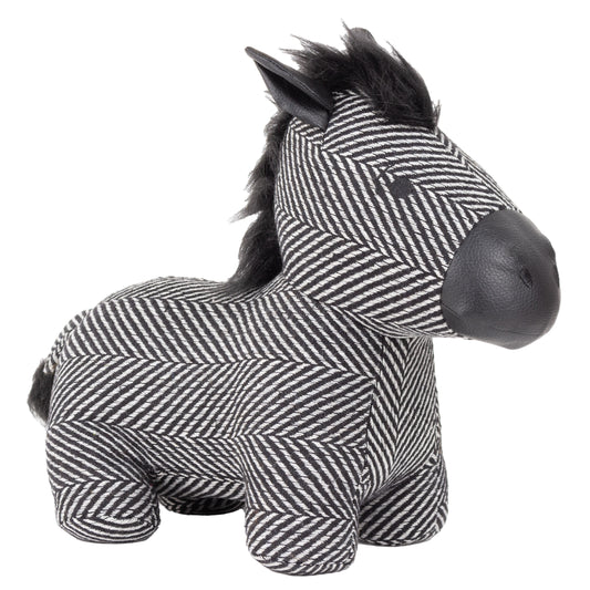 ZEBRA DOORSTOP BLACK