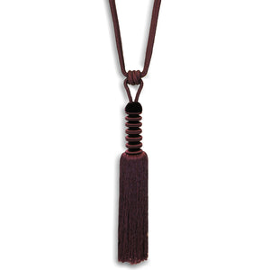 Zen Tie Back Damson - view 2