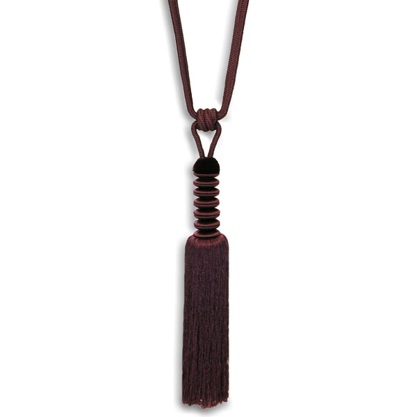 Zen Tie Back Damson - view 2