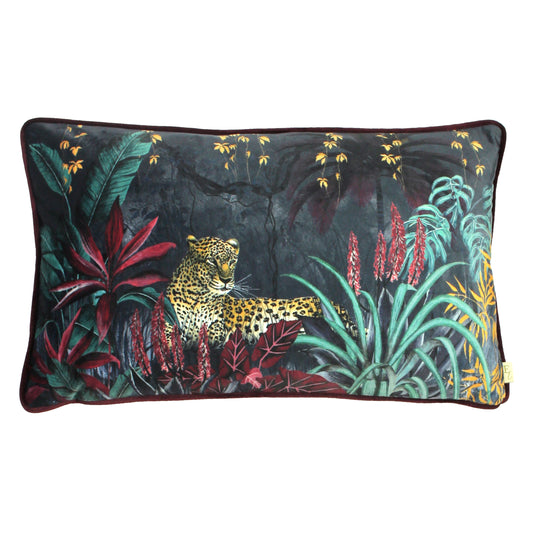 ZINARA 30X50 FEATHER FILLED CUSHION LEOPARD