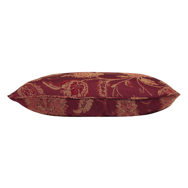 Zurich Feather Filled Cushion 45x45 Burgundy - view 3