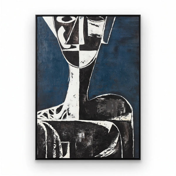Abstract Design 100 Framed Oil on Canvas 120 x 90cm - Berkeley Designs