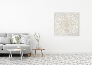 Abstract Design 15 Framed Canvas Art 100 x 100cm - XShowhome Limited - Harvard Designs