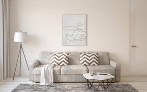 Abstract Design 17 Framed Oil on Canvas 90 x 120cm - XShowhome Limited - Harvard Designs