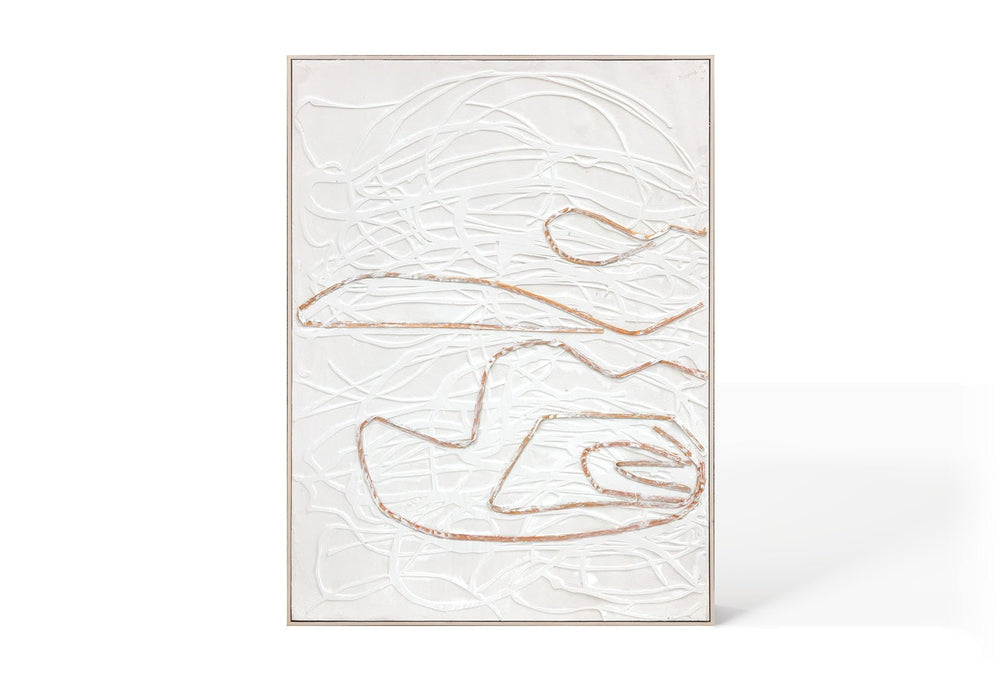 Abstract Design 17 Framed Oil on Canvas 90 x 120cm - XShowhome Limited - Harvard Designs