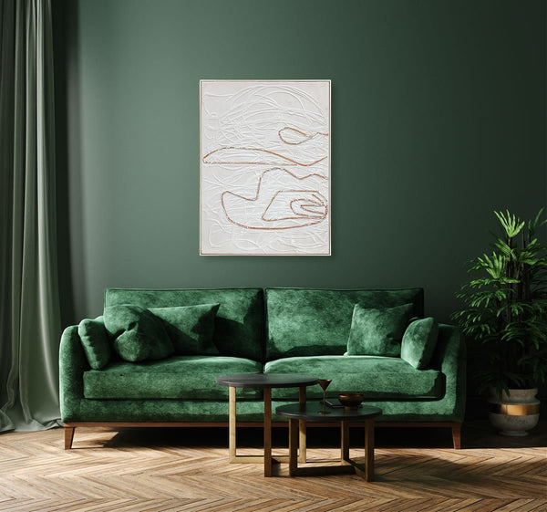 Abstract Design 17 Framed Oil on Canvas 90 x 120cm - XShowhome Limited - Harvard Designs
