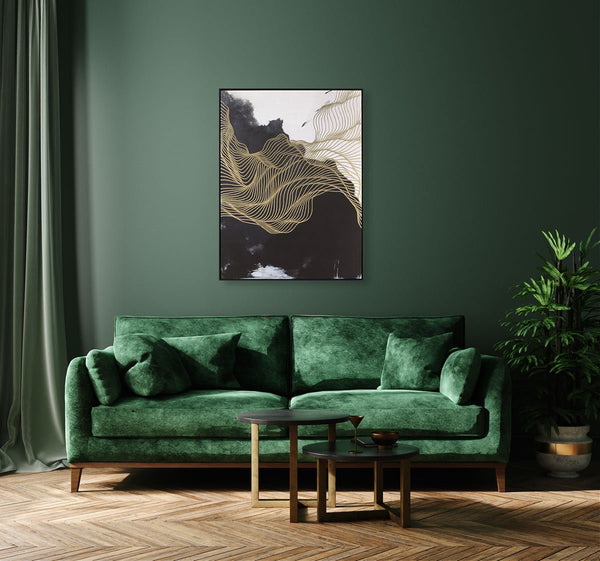 Abstract Design 31 Framed Canvas Print 90 x 120cm - XShowhome Limited - Harvard Designs