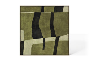 Abstract Design 81 Hand-Finished Canvas Print 100 x 100cm - XShowhome Limited - Harvard Designs