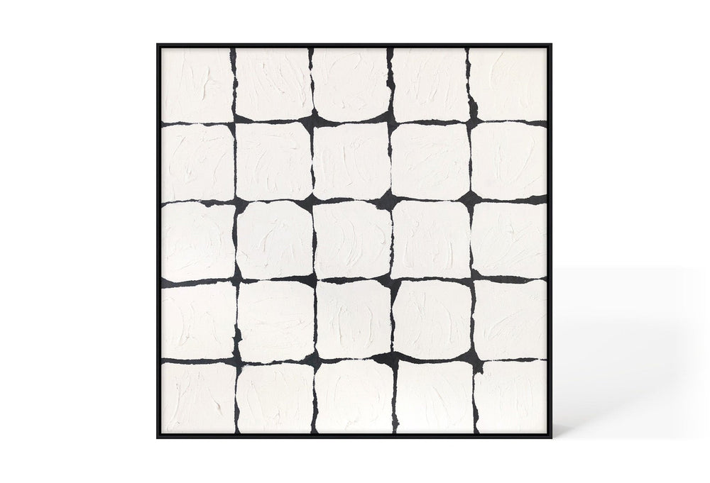 Abstract Design 83 Hand-Finished Canvas Print 100 x 100cm - XShowhome Limited - Harvard Designs