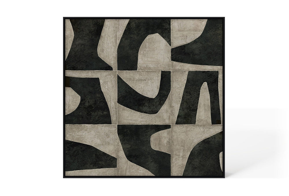Abstract Design 88 Hand-Finished Canvas Print 100 x 100cm - XShowhome Limited - Harvard Designs
