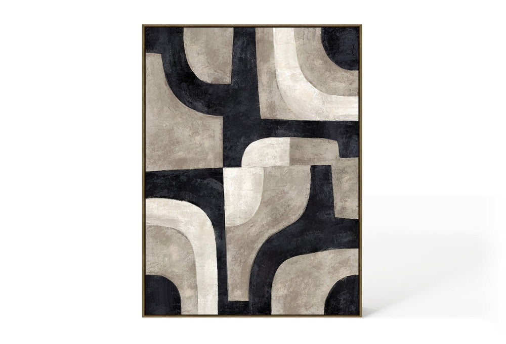 Abstract Design 92 Hand-Finished Canvas Print 90 x 120cm - XShowhome Limited - Harvard Designs