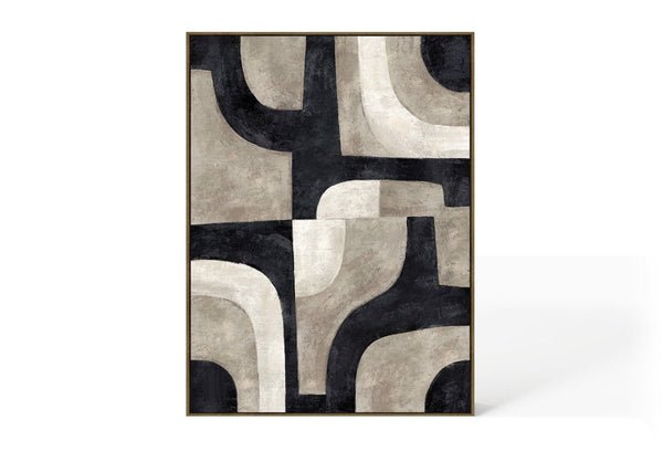 Abstract Design 92 Hand-Finished Canvas Print 90 x 120cm - XShowhome Limited - Harvard Designs