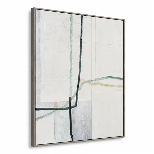 Abstract Design 96 Framed Oil on Canvas 120 x 90cm - Berkeley Designs