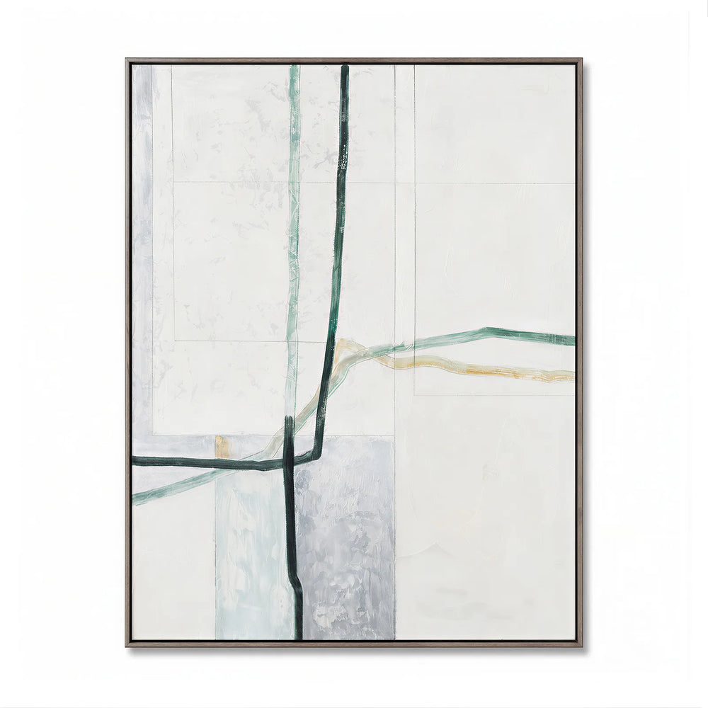 Abstract Design 96 Framed Oil on Canvas 120 x 90cm - Berkeley Designs