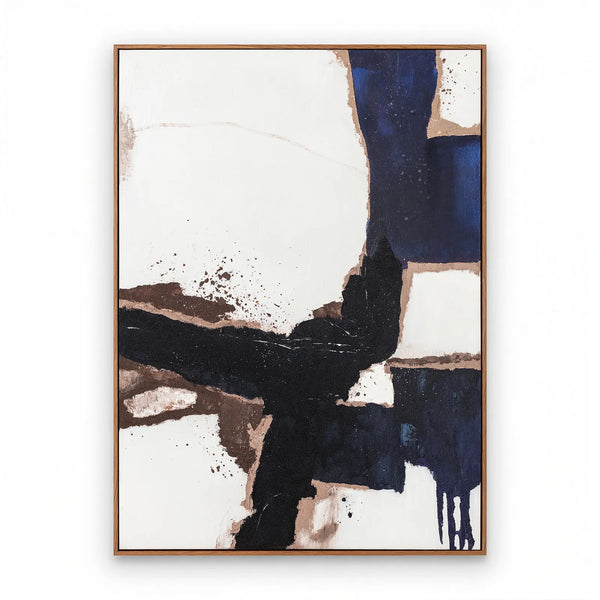 Abstract Design 98 Framed Oil on Canvas 120 x 90cm - Berkeley Designs