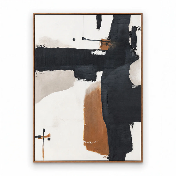 Abstract Design 99 Framed Oil on Canvas 120 x 90cm - Berkeley Designs