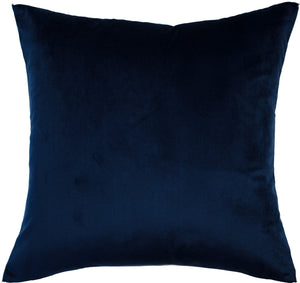 Abstract Printed Lines on Linen Navy 45x45 - Canwell Interiors Limited - Malini