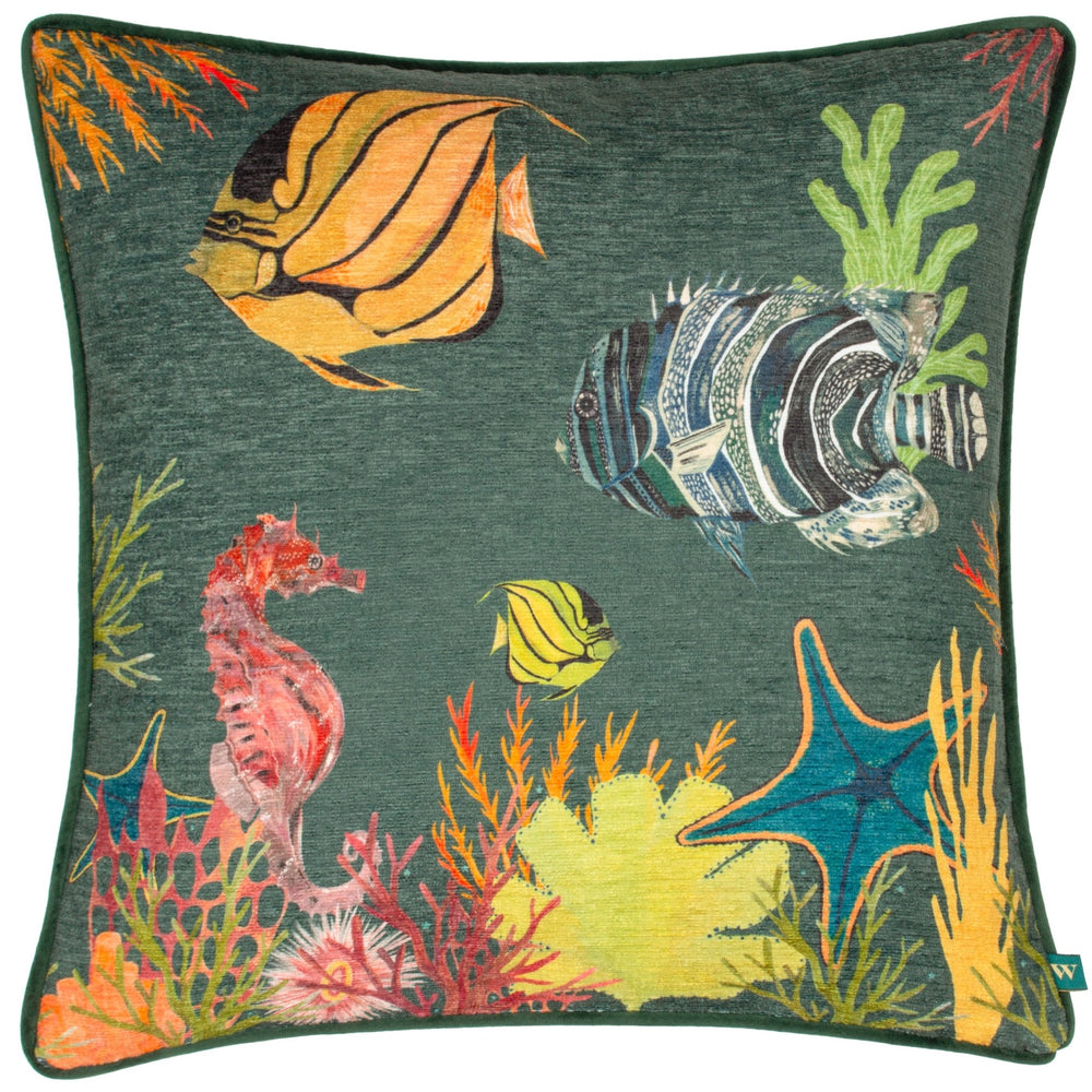Abyss Under the Sea 43x43 Feather Filled Cushion Bottle - Canwell Interiors Limited - Riva