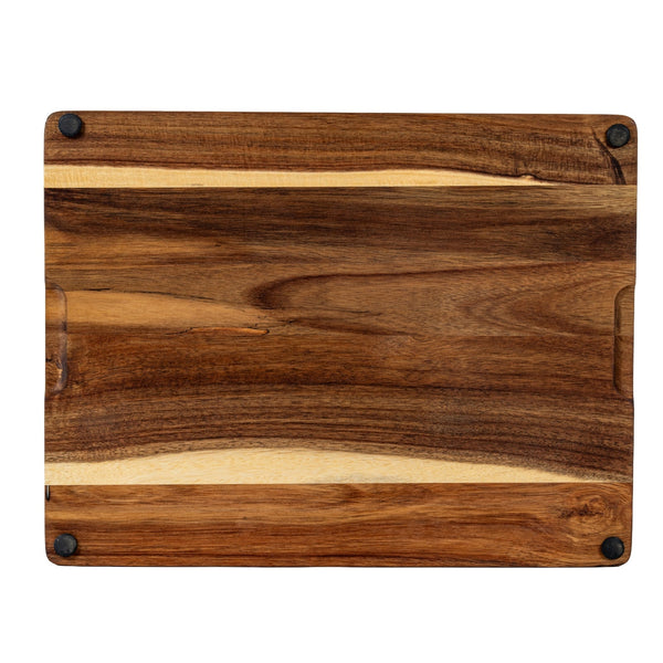 Acacia Cheese Board Set With Grey Ceramic Bowls and Cutlery - Canwell Interiors Limited - Hills