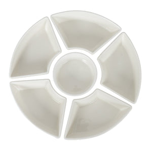 Acacia Lazy Susan including Ceramic Serving Bowls - Canwell Interiors Limited - Hills