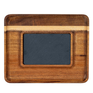 Acacia Serving Tray with Slate - Canwell Interiors Limited - Hills