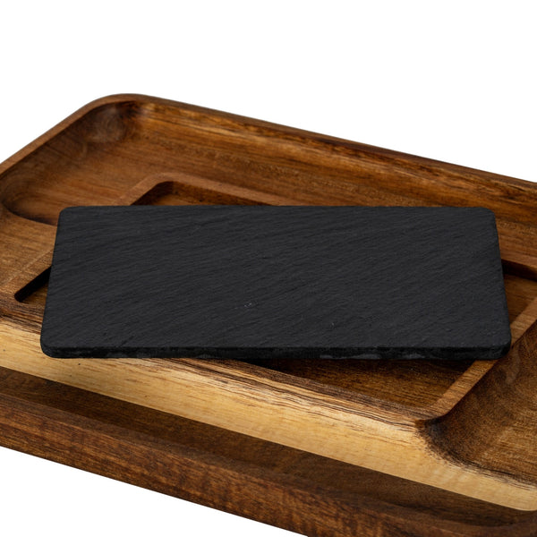 Acacia Serving Tray with Slate - Canwell Interiors Limited - Hills